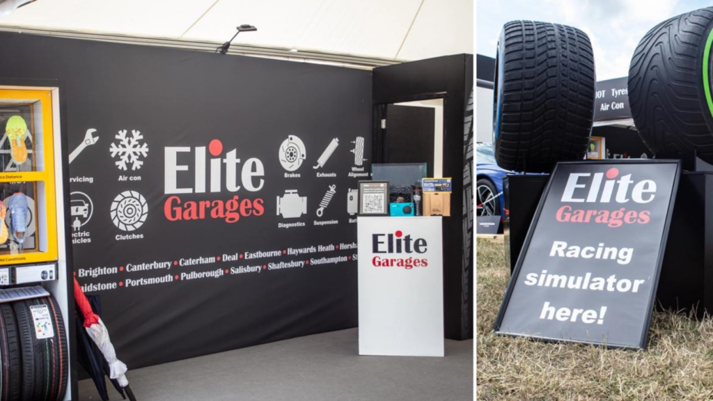 Goodwood FOS - Racing Simulator with Elite Garages