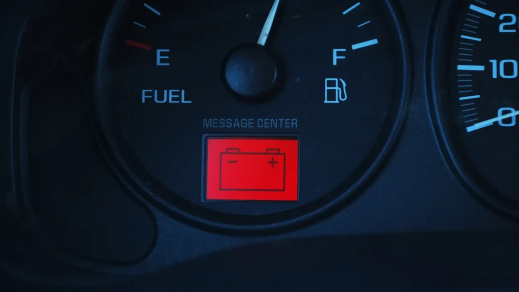 car battery warning light on my dashboard